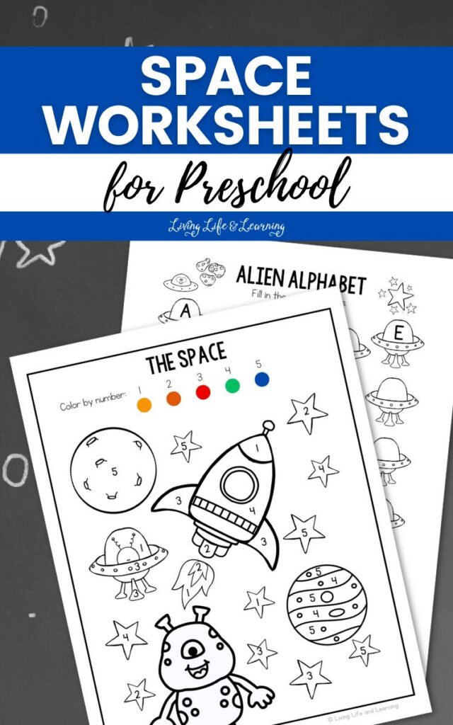 Space Worksheets for Preschool