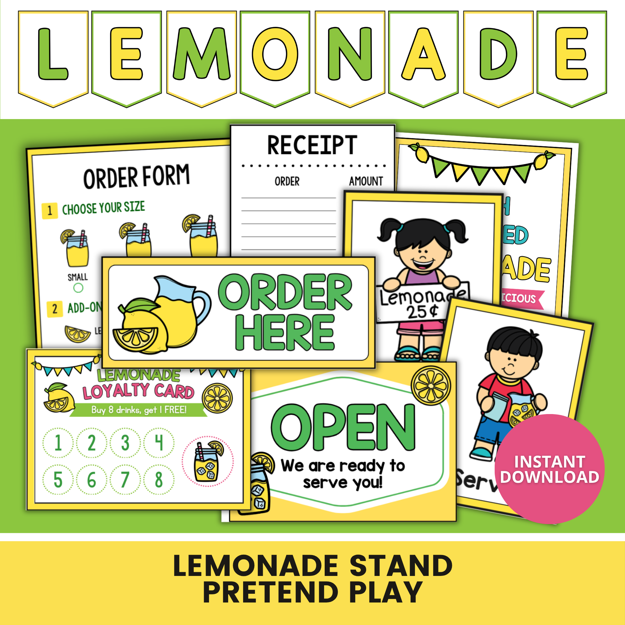 Lemonade Stand Pretend Play Pack