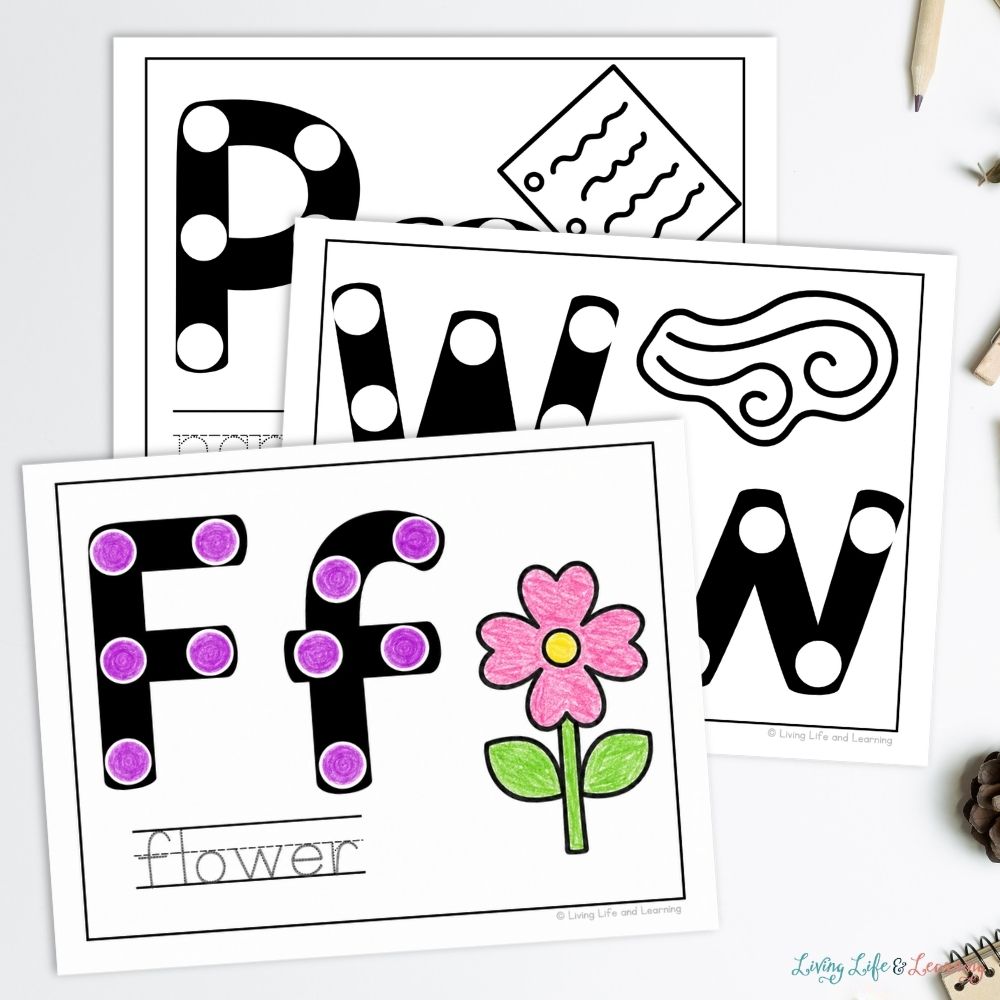 Little Learners Writing Pack: Earth & Environment pages on a table