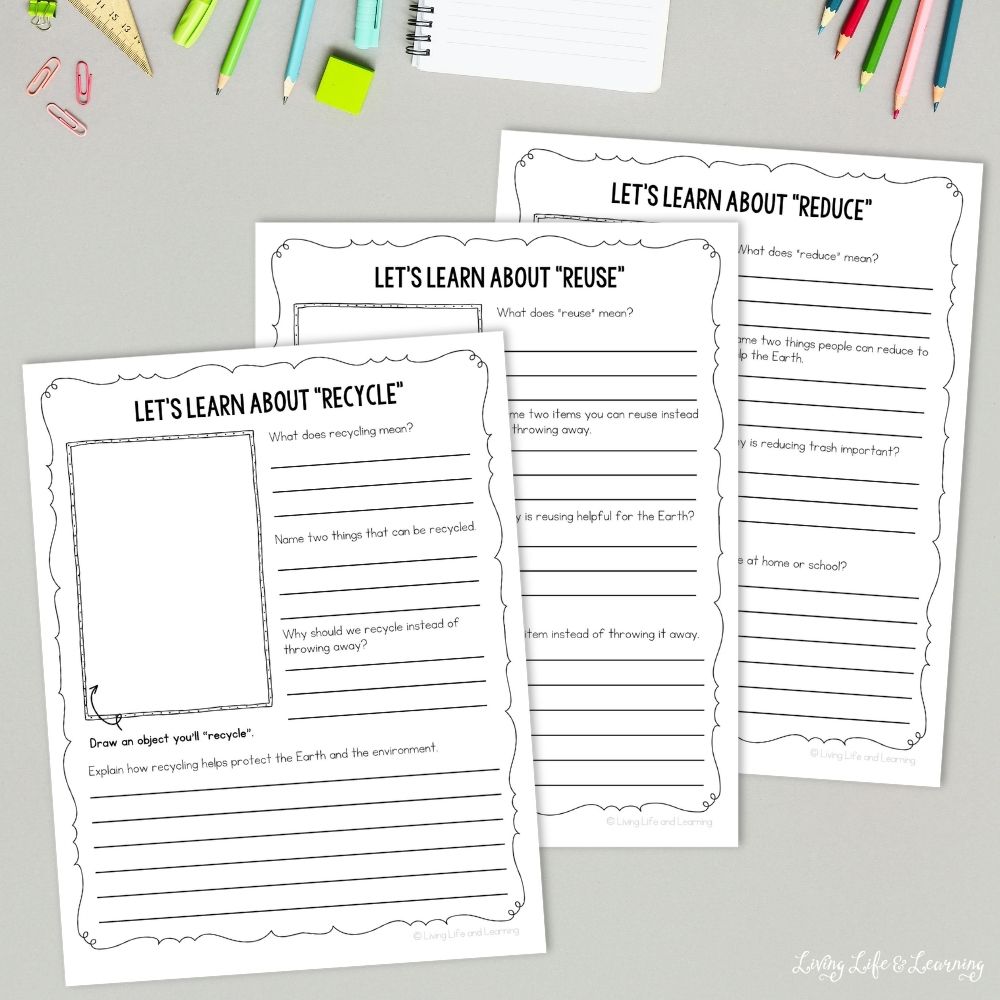 Printable Earth & Environment Research Journal on a table