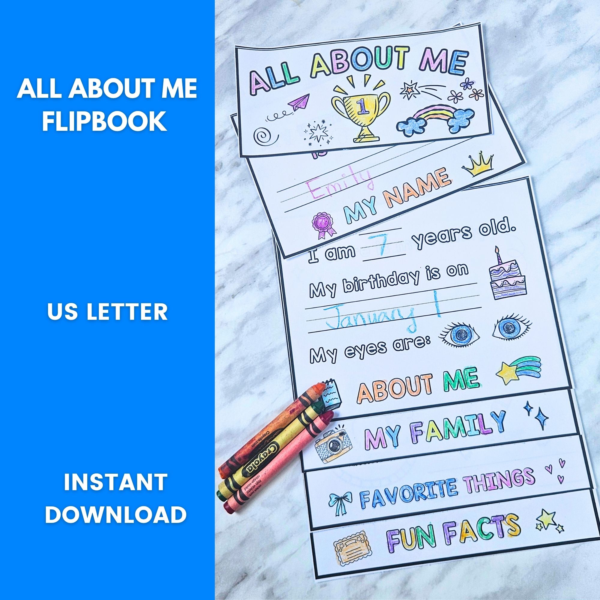 photo of All About Me Flipbook