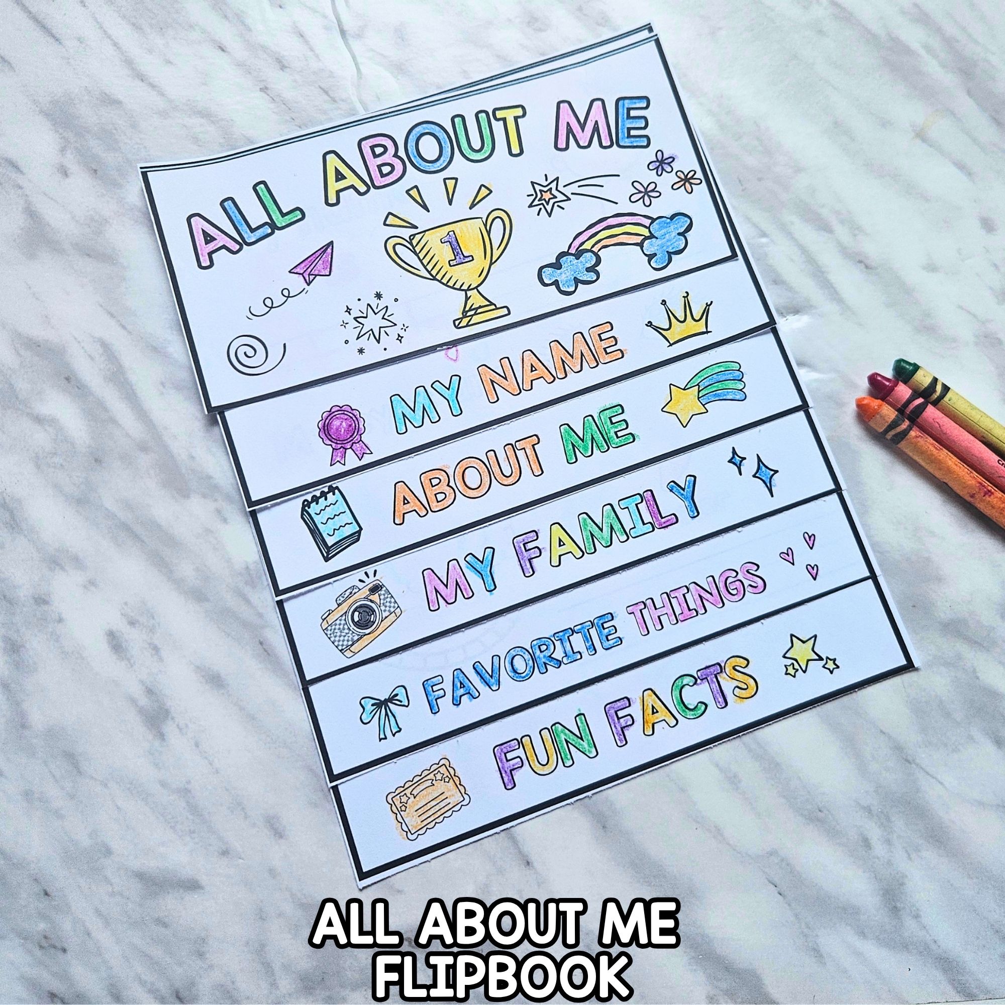 photo of All About Me Flipbook