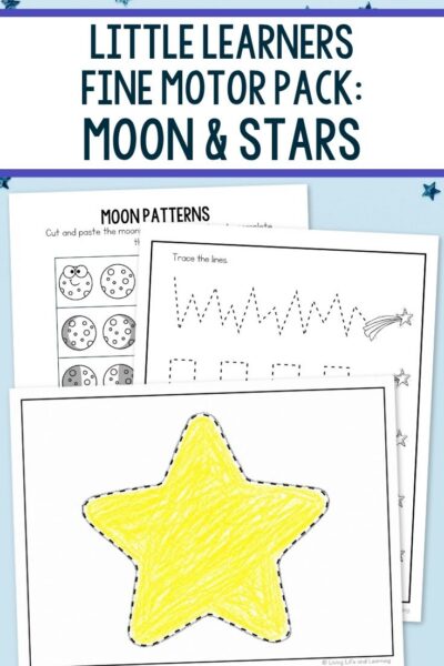 Little Learners Fine Motor Pack: Moon & Stars