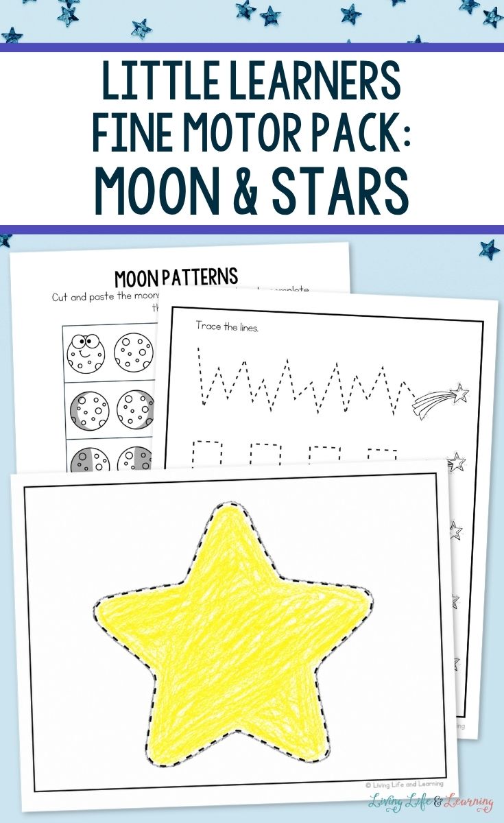 Little Learners Fine Motor Pack: Moon & Stars