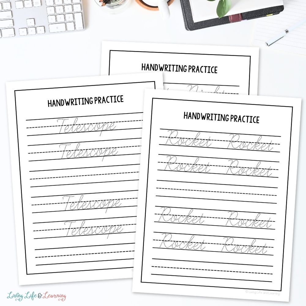 activities included in Junior Scientist Writing Pack: Moon & Stars